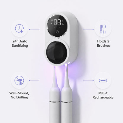 UV Toothbrush Sanitizer - No More Germs